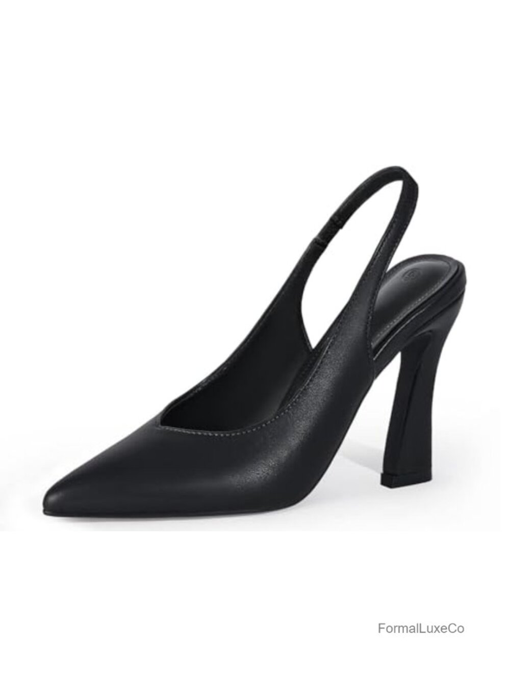 Slingback Kitten Heels Closed Pointed Toe Wedding Party Dress Pumps Shoes